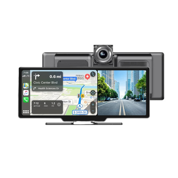 Eleflare™ Wireless Carplay or Android Auto Car Monitor